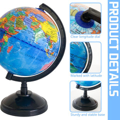 Rrshnsgv colorful political globe enhances study areas and desks.