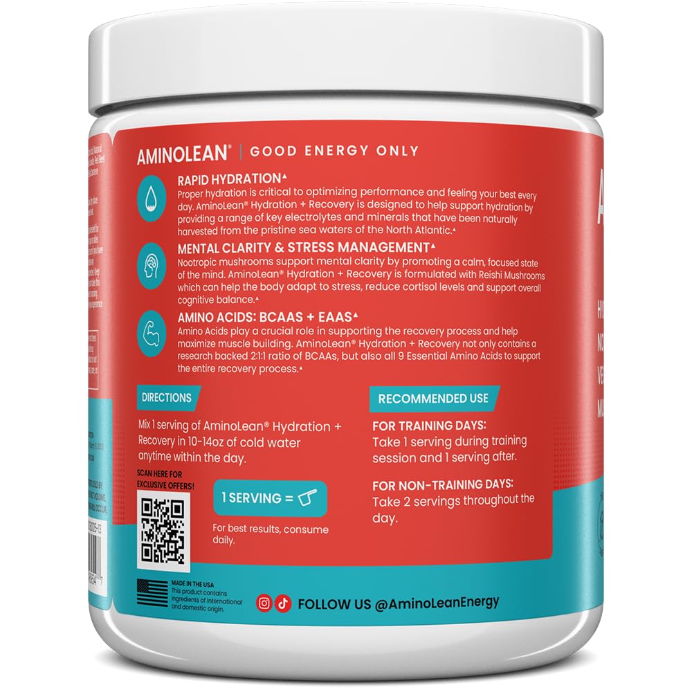 Gym bag scene with AminoLean packaging ready for routines.