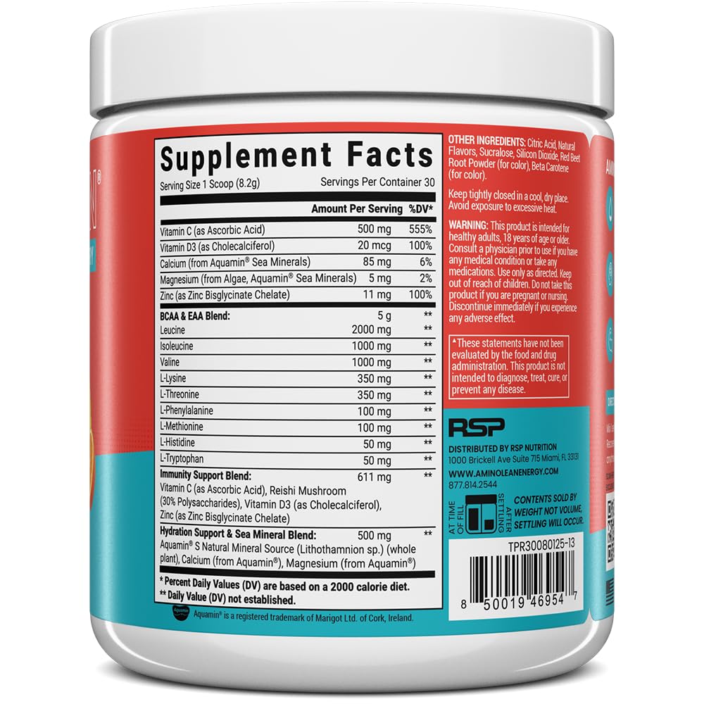 Post-workout scene showing AminoLean ready for quick recovery.
