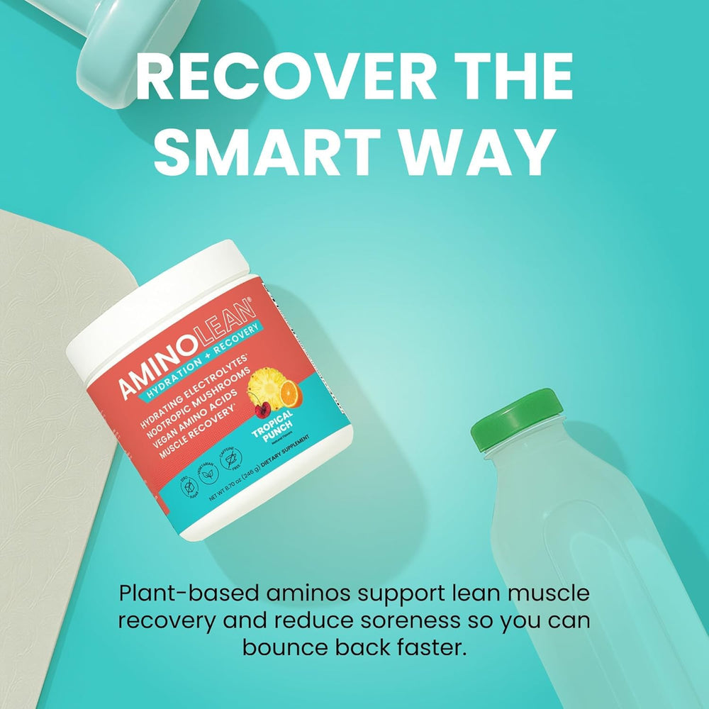 Shaker bottle ready for post-workout using AminoLean.