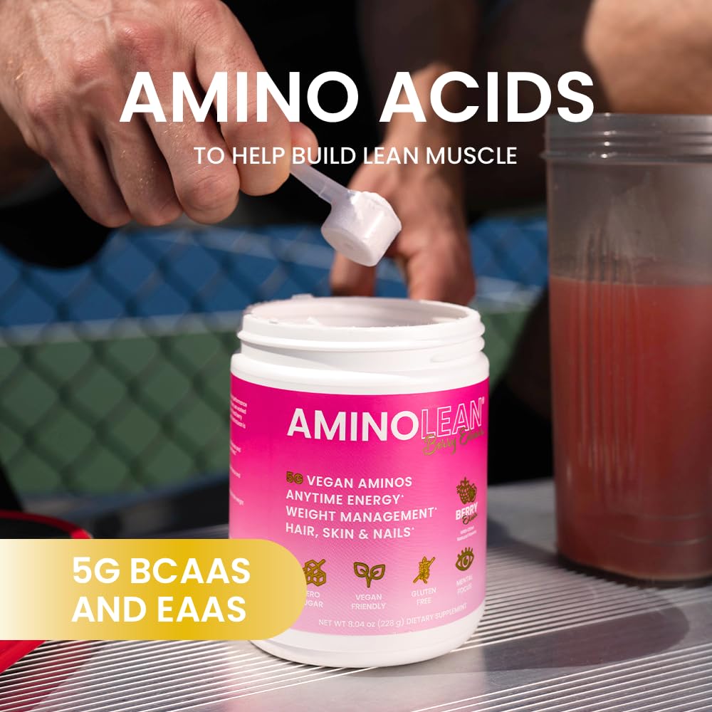 RSP AminoLean vegan amino acids blend supports performance and recovery.