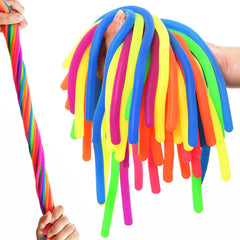 Rtinsd small stretchy string noodles in vibrant colors for tactile play