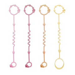 RTMOK toy straps silicone pacifier clip keeps toys secure during strolls
