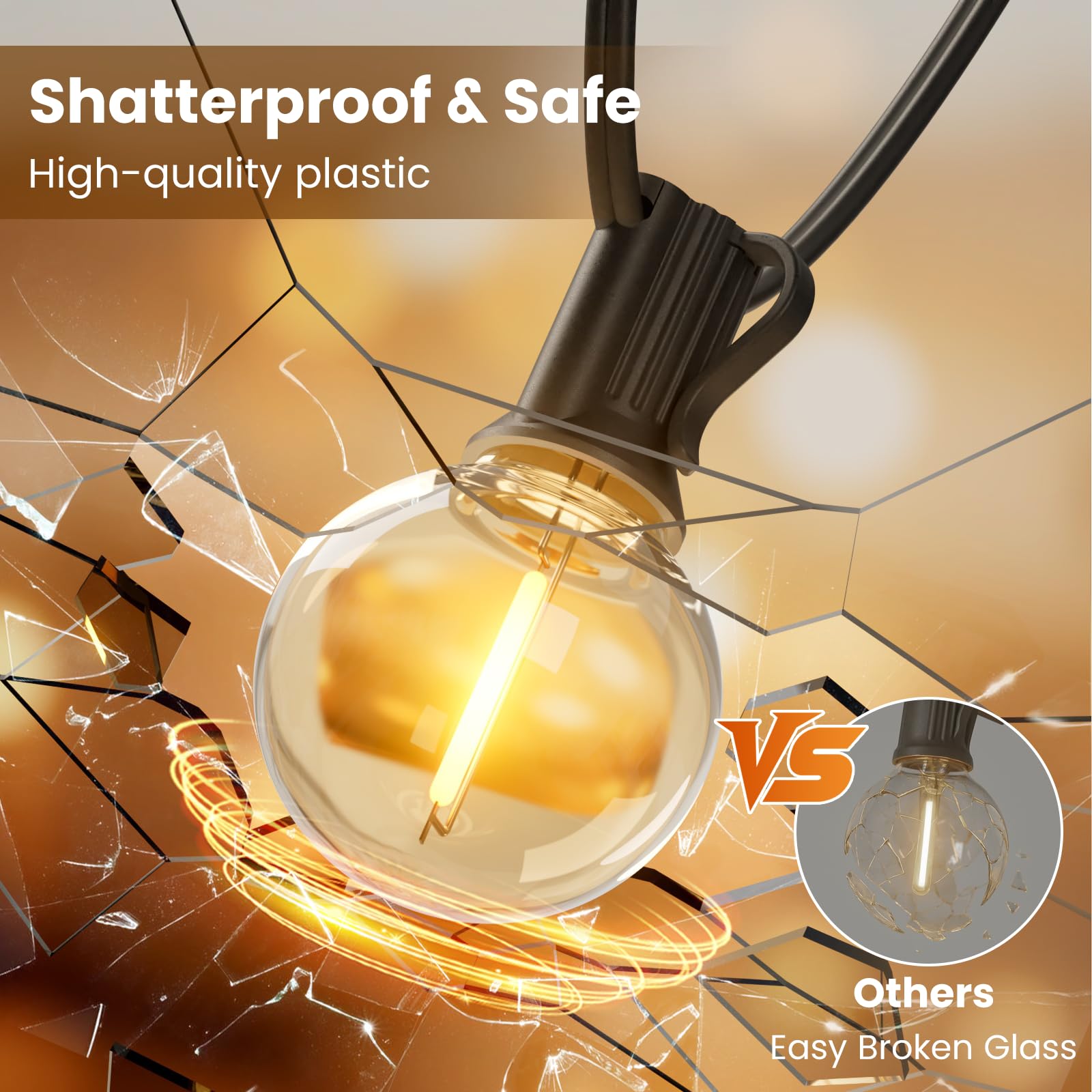 RTTY dimmable-compatible lighting allows adjustable ambience with compatible dimmers.