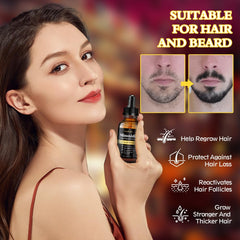 Ruahouine minoxidil serum dispense dropper ready for scalp application.
