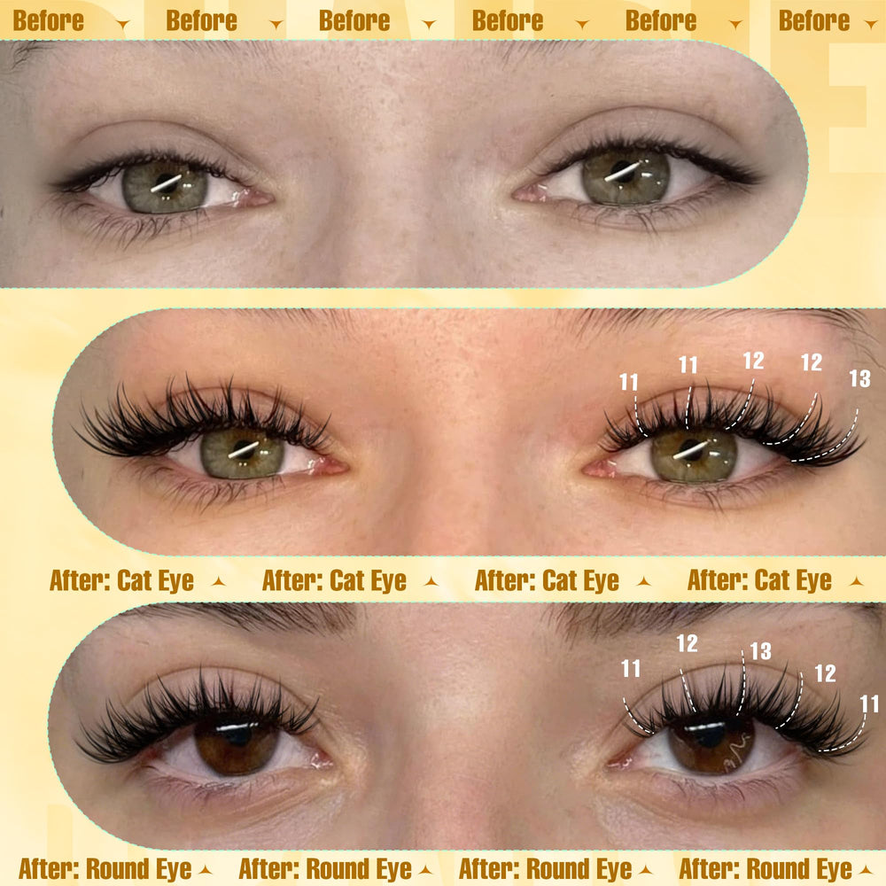 Ruairie lash kit offers long-wear lashes that stay lifted throughout the day.