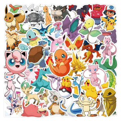 RUBANG monster stickers on laptop for personalized, playful style