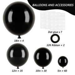 Rubfac 129-piece balloon arch kit for elegant garlands and backdrops