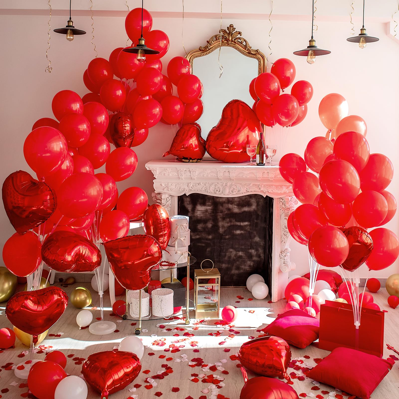 Rubfac glue and ribbon pack for quick, secure balloon decorations