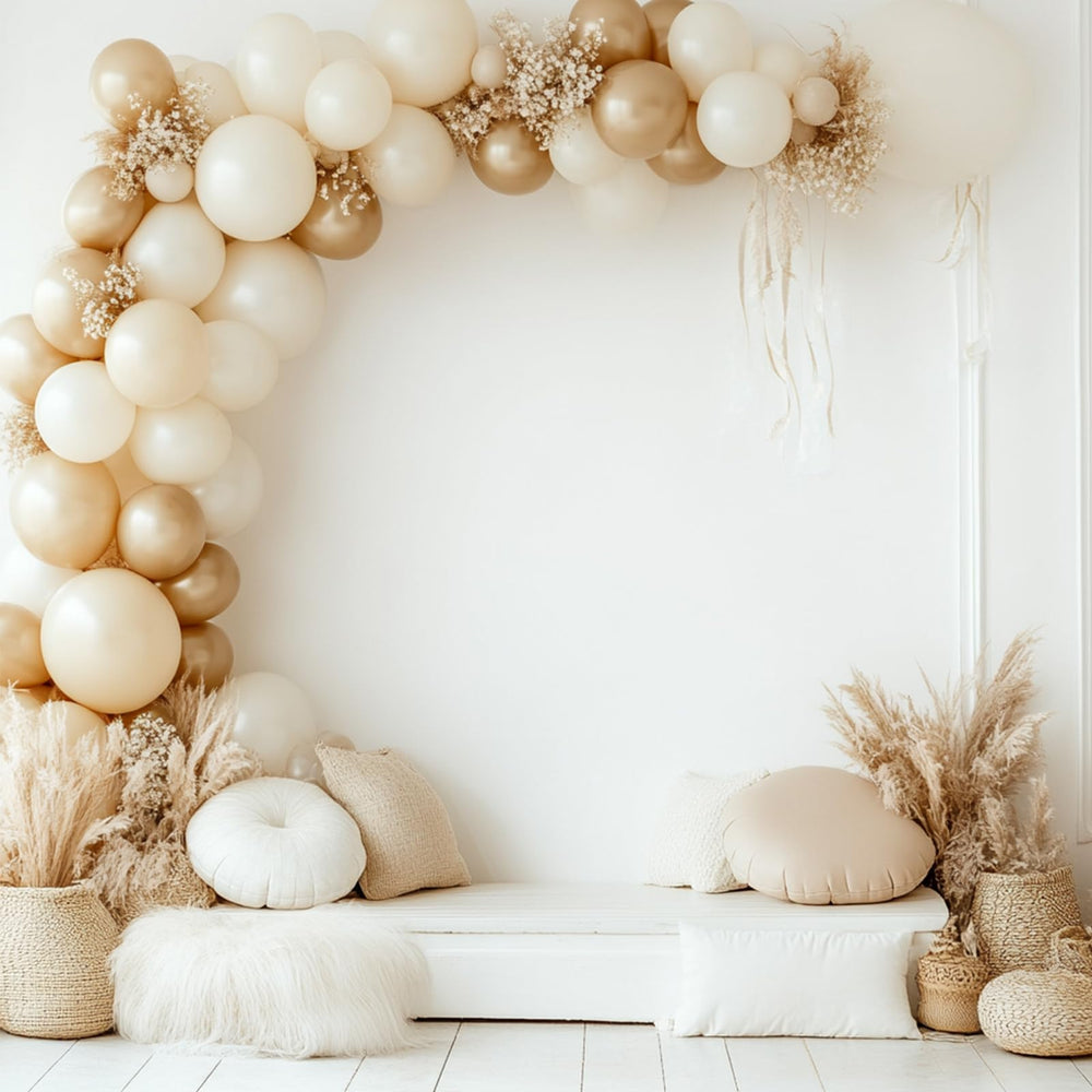 Rubfac ivory white glue packs for quick garland setup