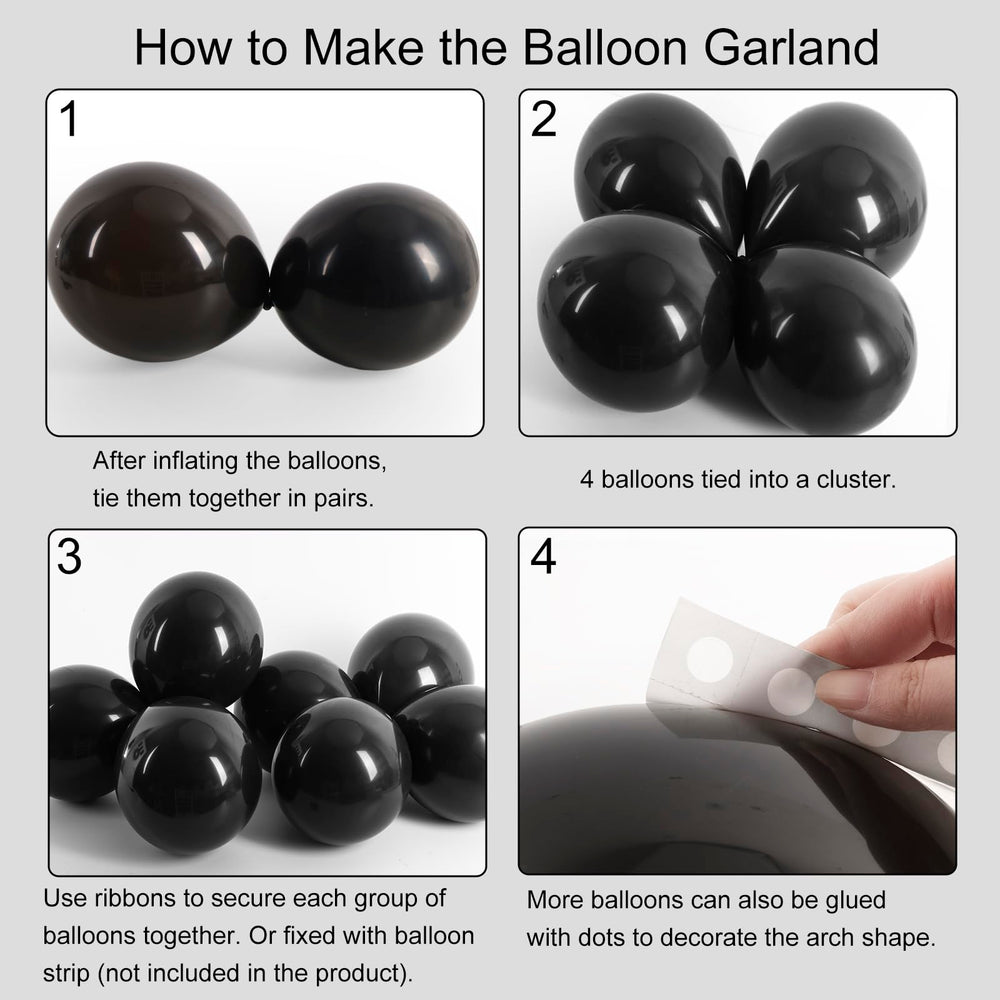 Rubfac latex 10-inch balloons suitable for air or helium setups