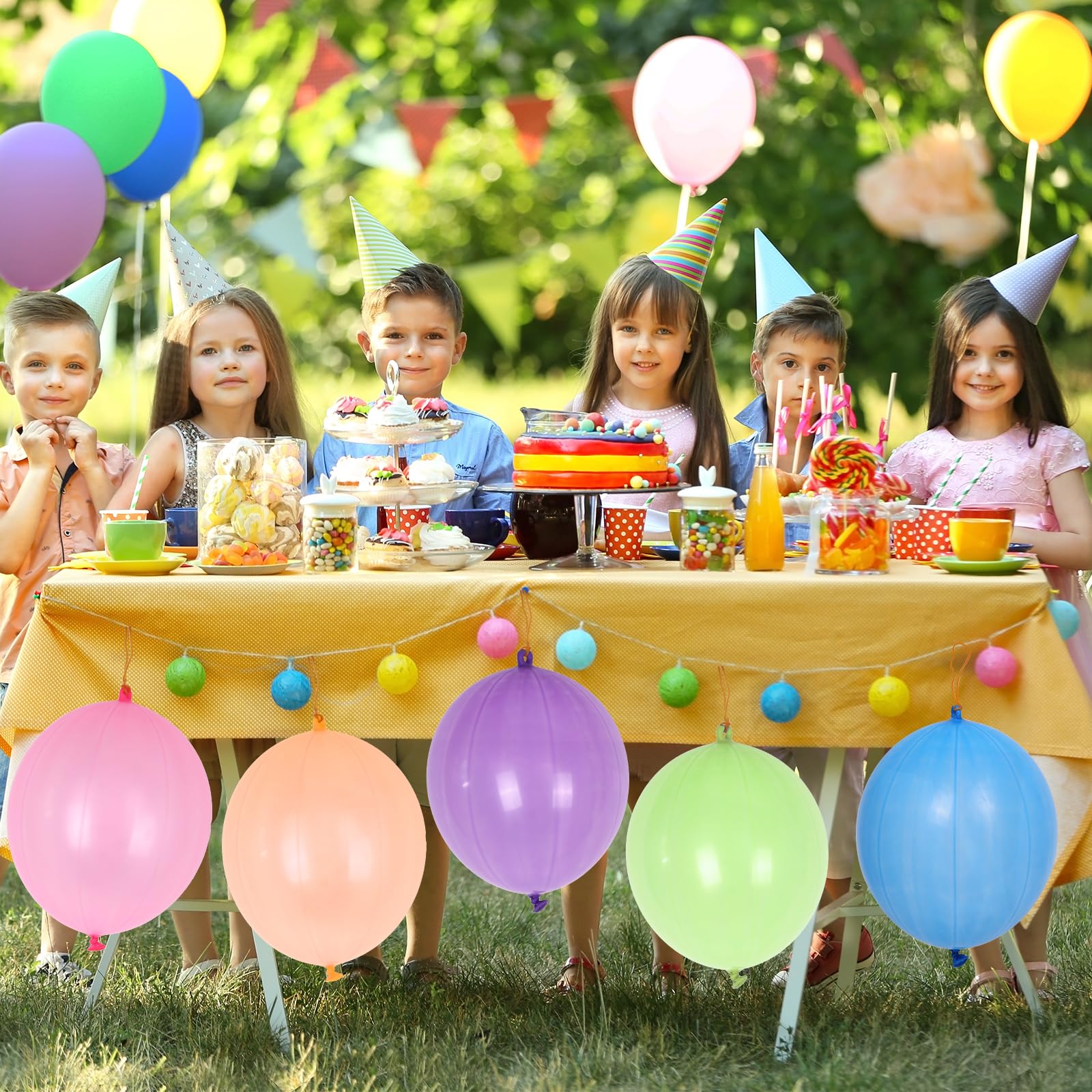 Rubfac punch balloon party favors for kids birthday parties.