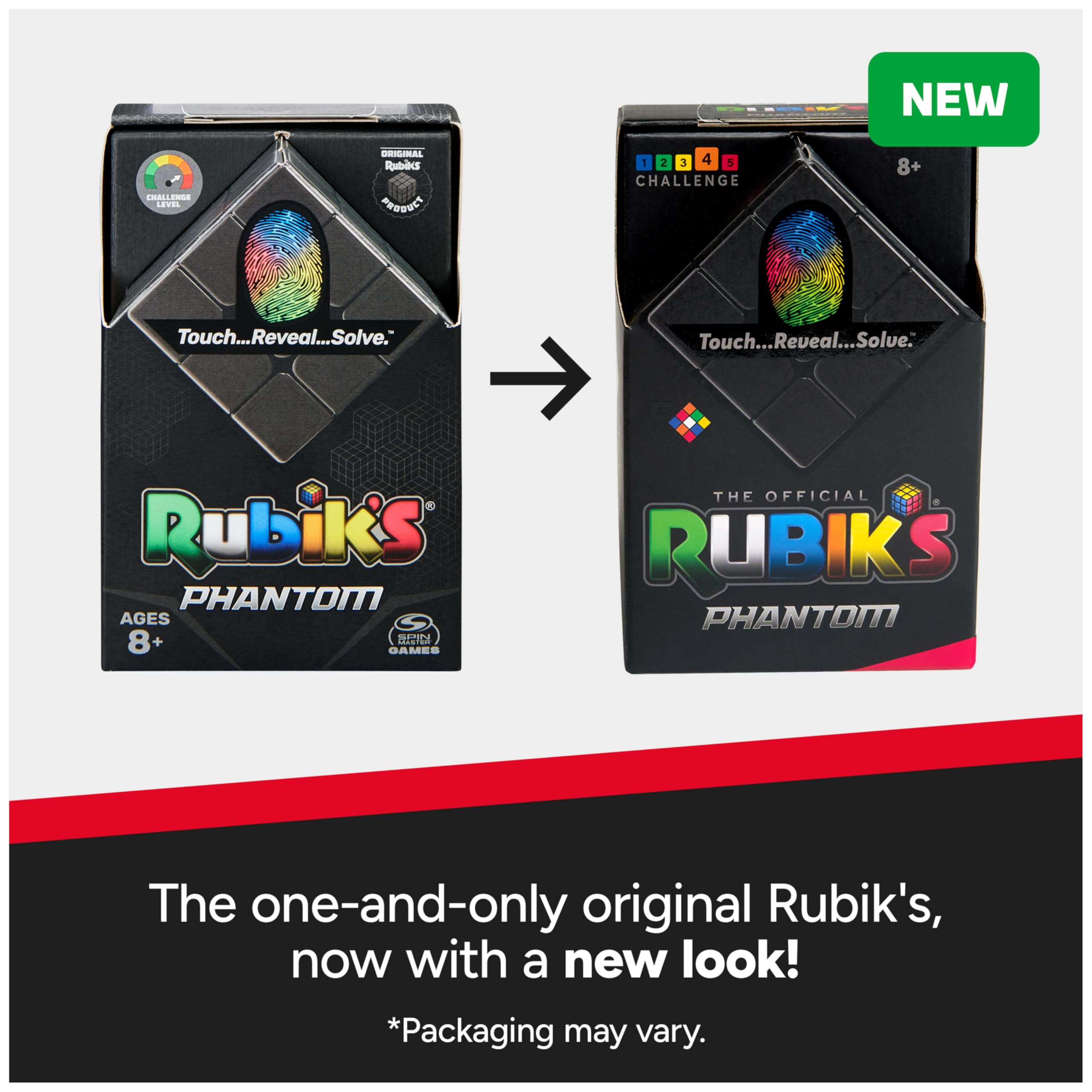 Rubik’s Phantom used at room temperature for color reveal play