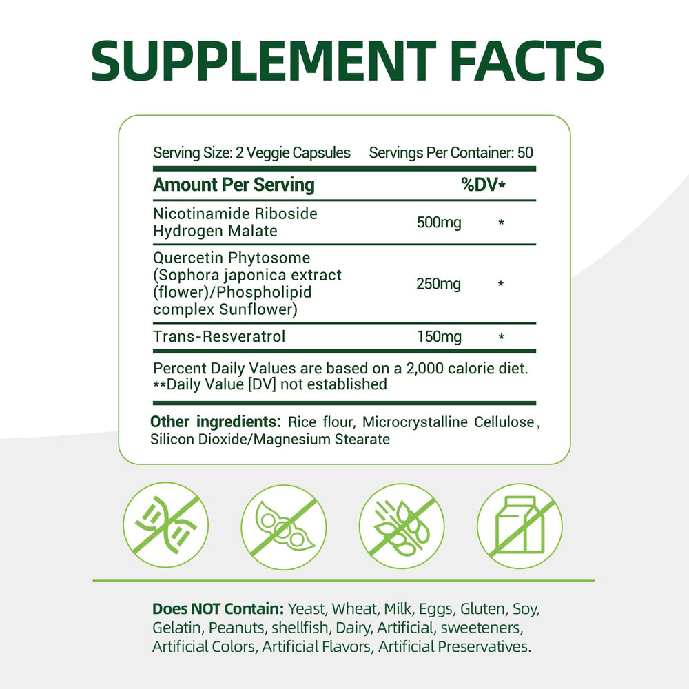 Rubimirez NAD+ capsules visible illustrating convenient daily dose for wellness.