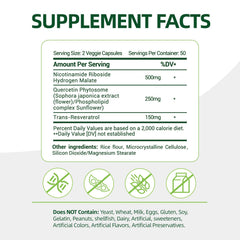 Rubimirez NAD+ capsules visible illustrating convenient daily dose for wellness.