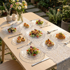 Rubtlamp durable heavy-duty plastic plates close-up shows sturdy construction.