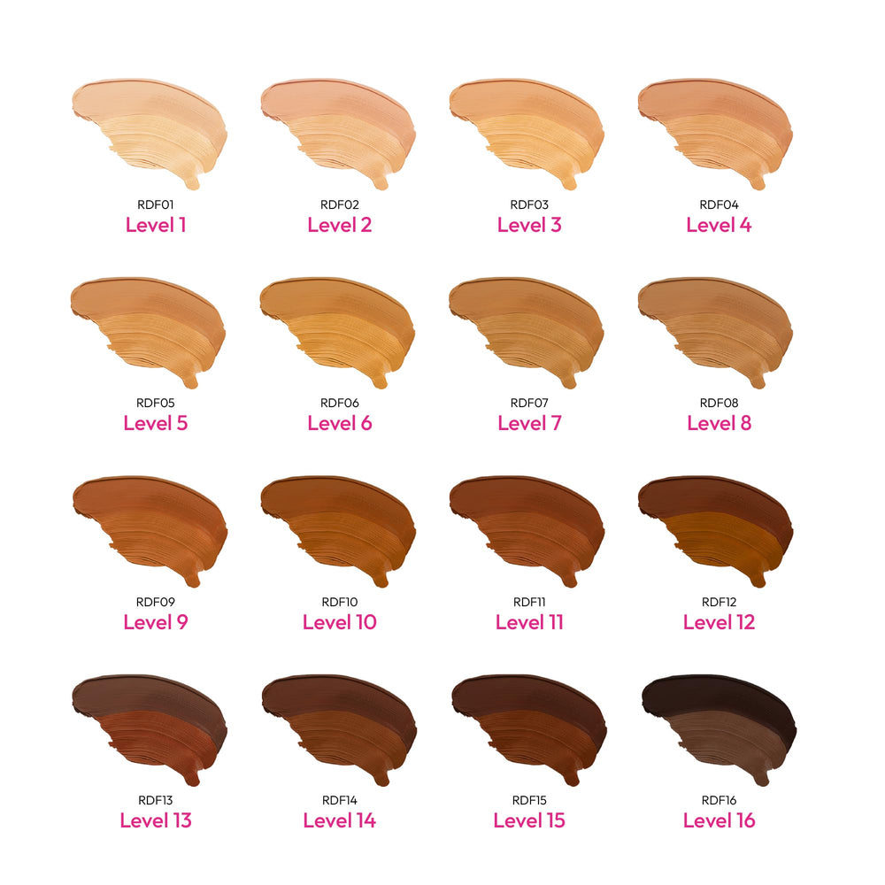 Ruby Kisses 3D Face Creator finished look with semi-matte shine-control.