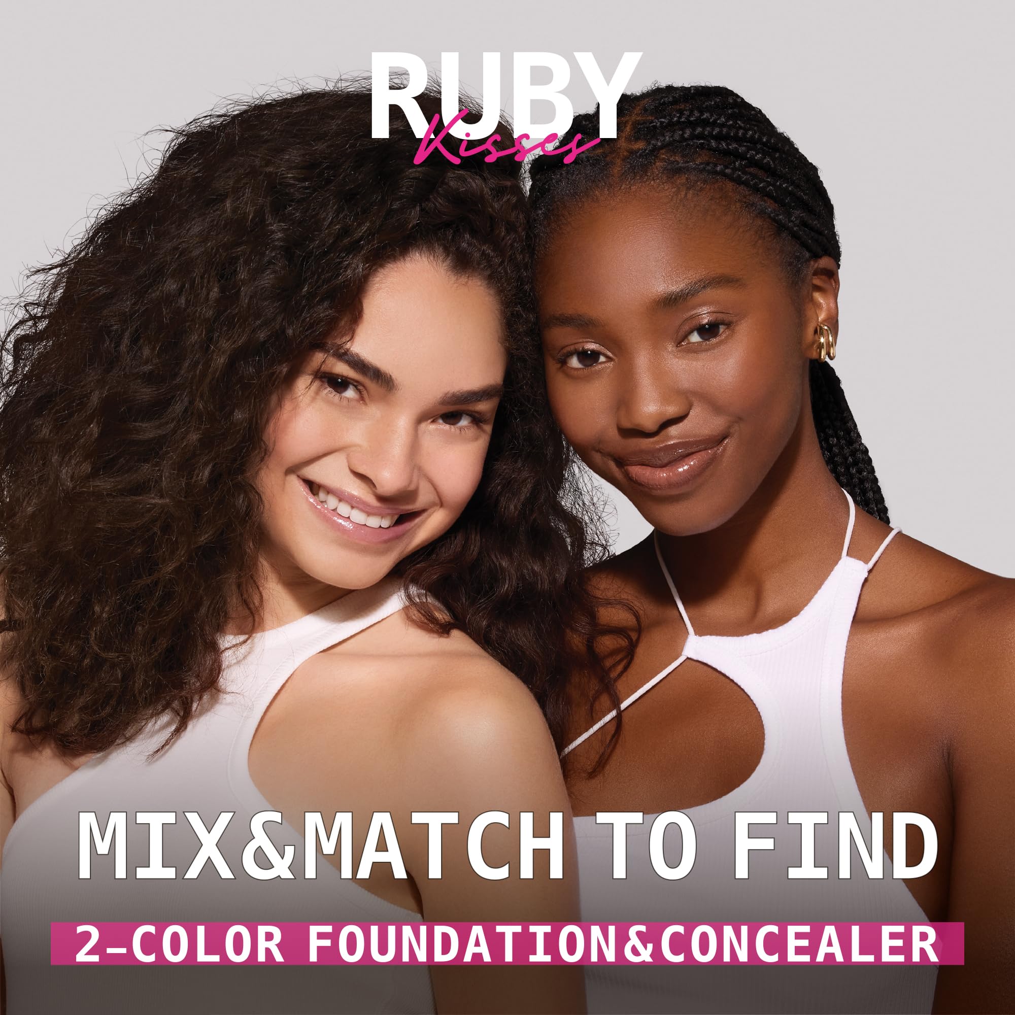 Ruby Kisses packaging back shows long-lasting formula.