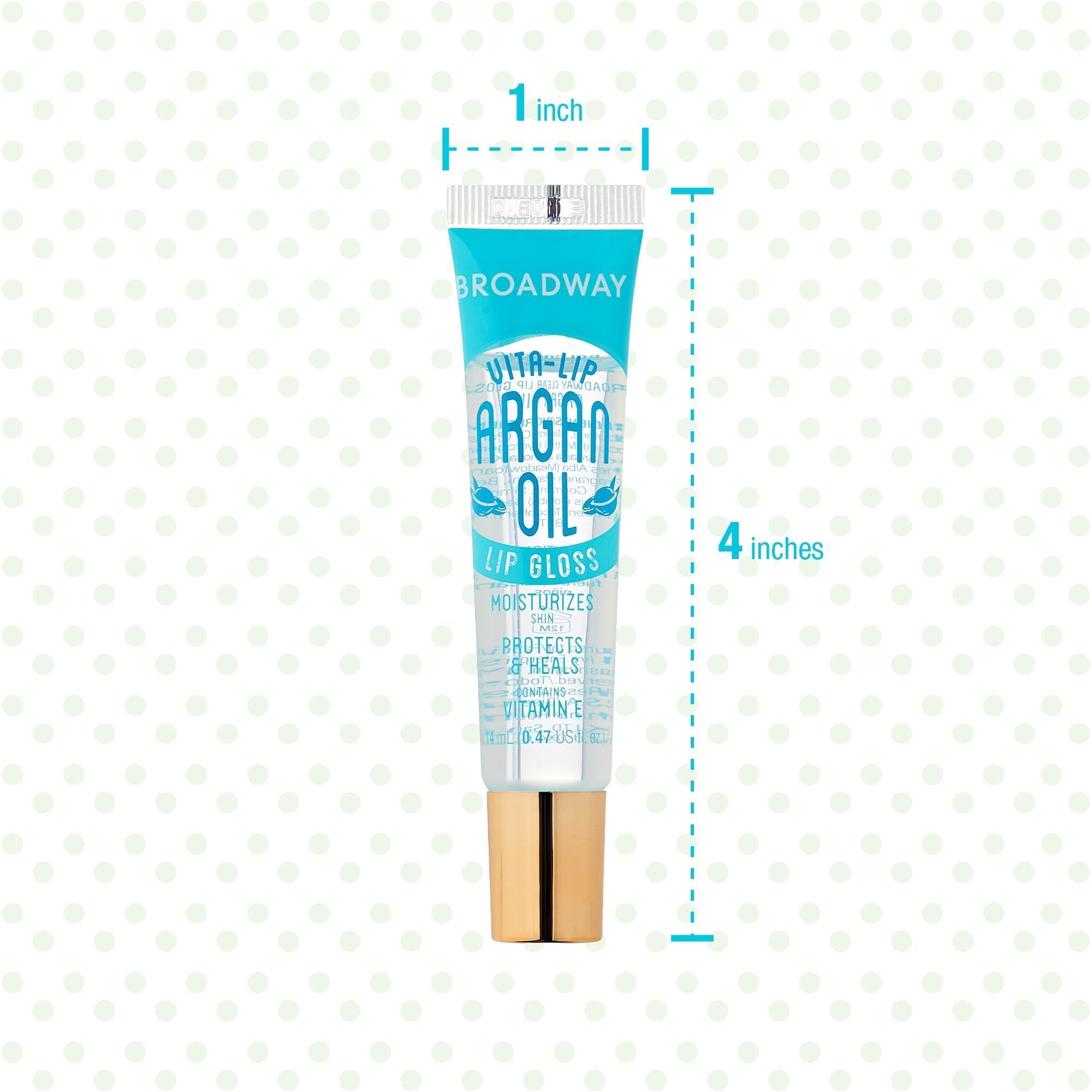 Ruby Kisses Broadway Vita-Lip nonsticky finish offering high shine.
