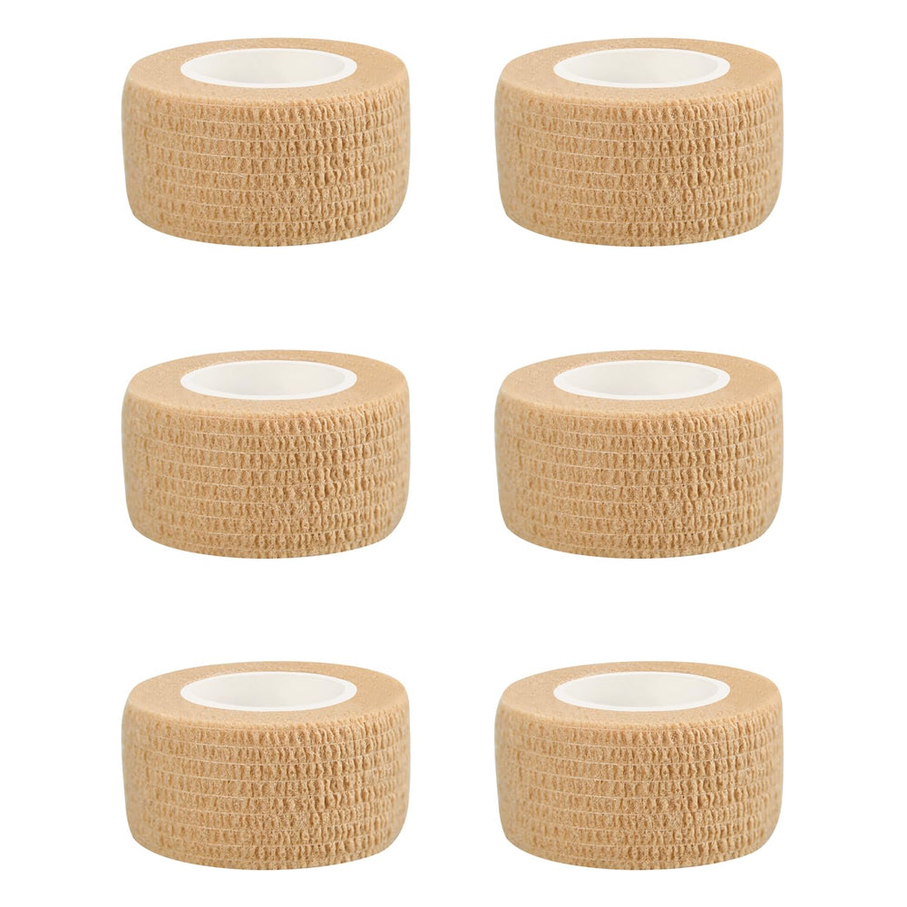 Ruby.Q 1in self-adhesive bandage wrap skin color roll for quick secure wraps