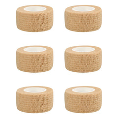 Ruby.Q 1in self-adhesive bandage wrap skin color roll for quick secure wraps