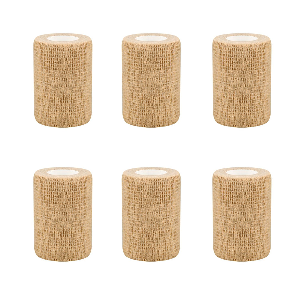 RubyQ 3in skin-color bandage wrap applied on forearm for discreet support.