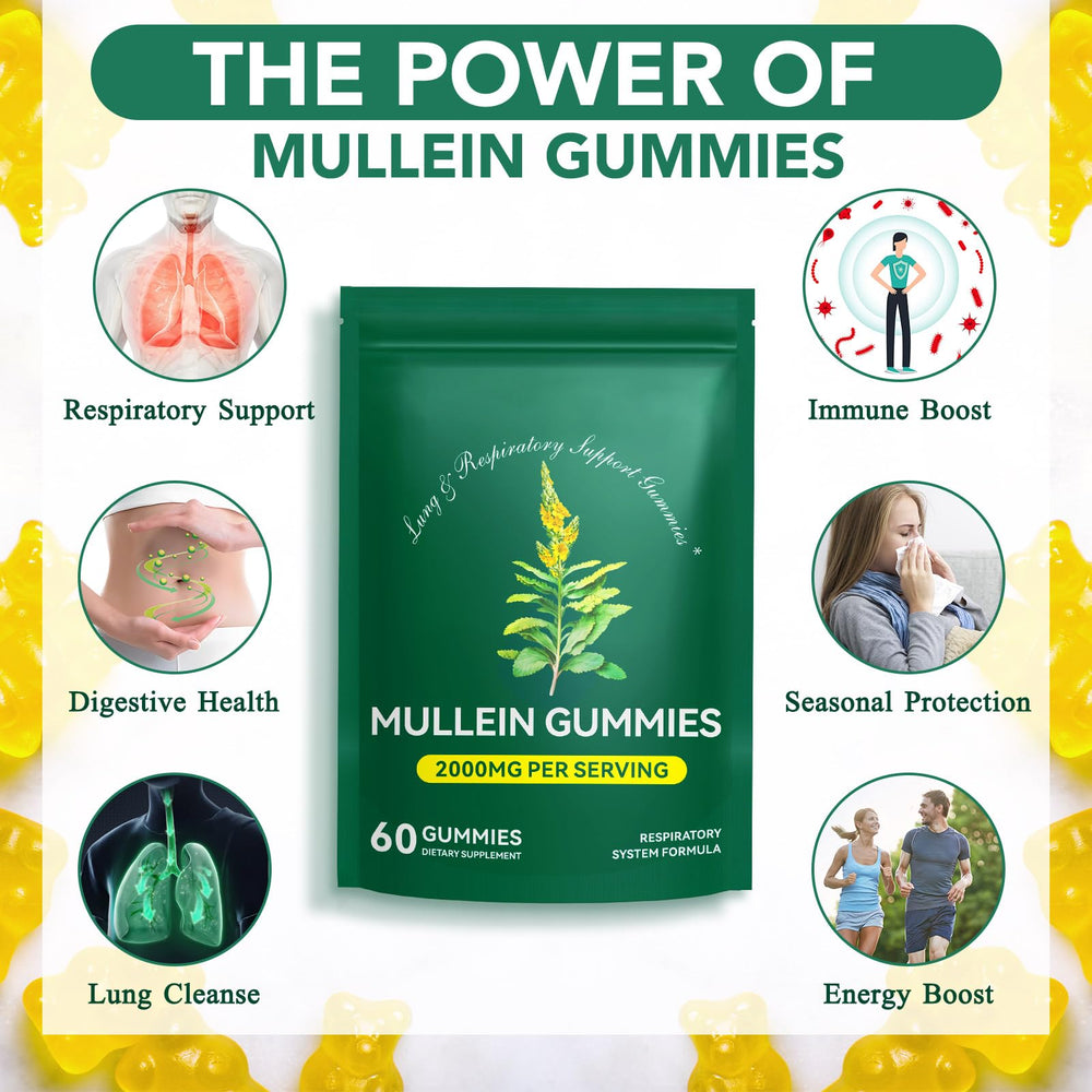 Ruduwu Mullein Gummies ingredients highlight quercetin and elderberry blend.