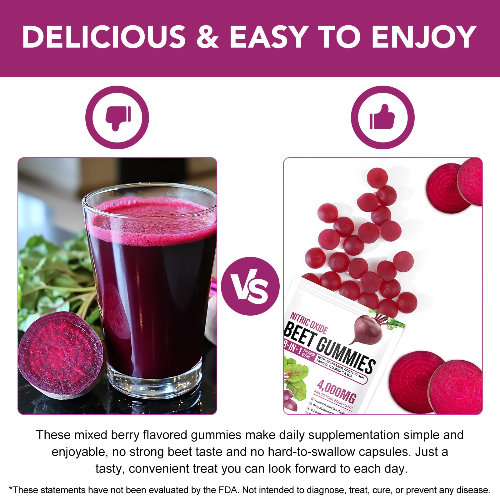 Ruduwu Total Beets packaging showcases 8-in-1 heart health formula