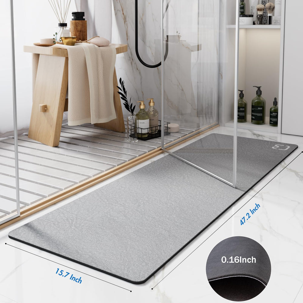 RUERYA non-slip rubber backing for secure footing on wet floors