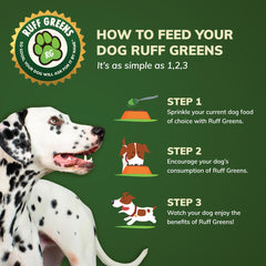 Ruff Greens dog-vitamins-multivitamin captures comprehensive nutrient support.