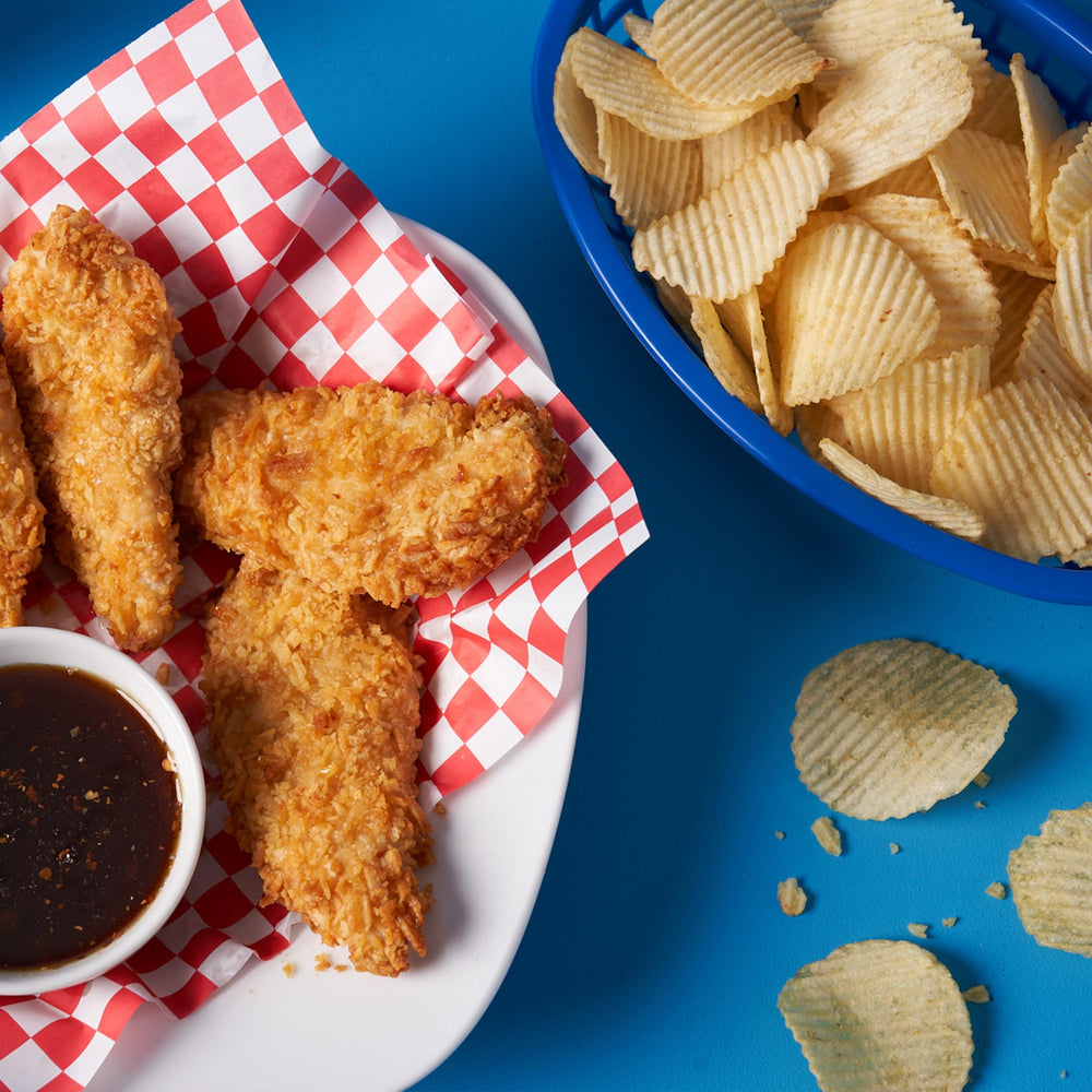Ruffles dip-friendly bags ready for dipping snacks