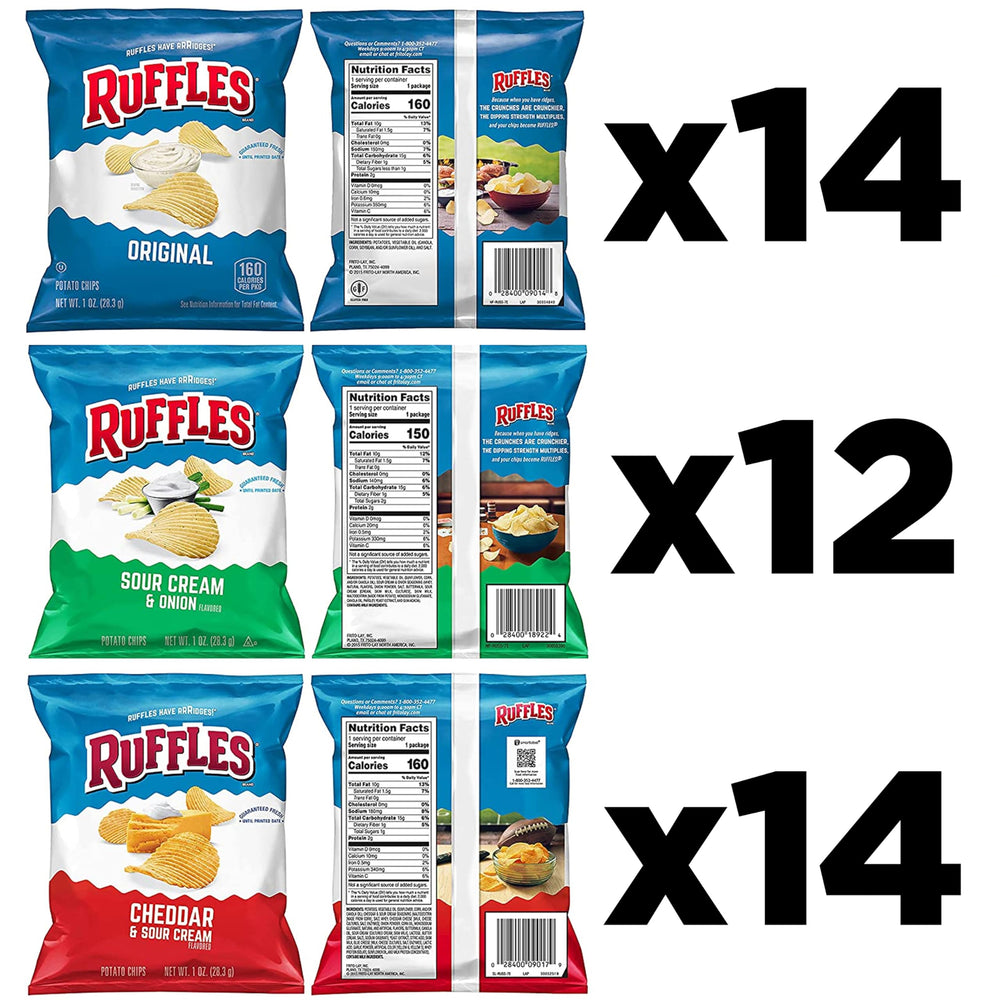 Ruffles Original 1oz bag for quick, classic crunch