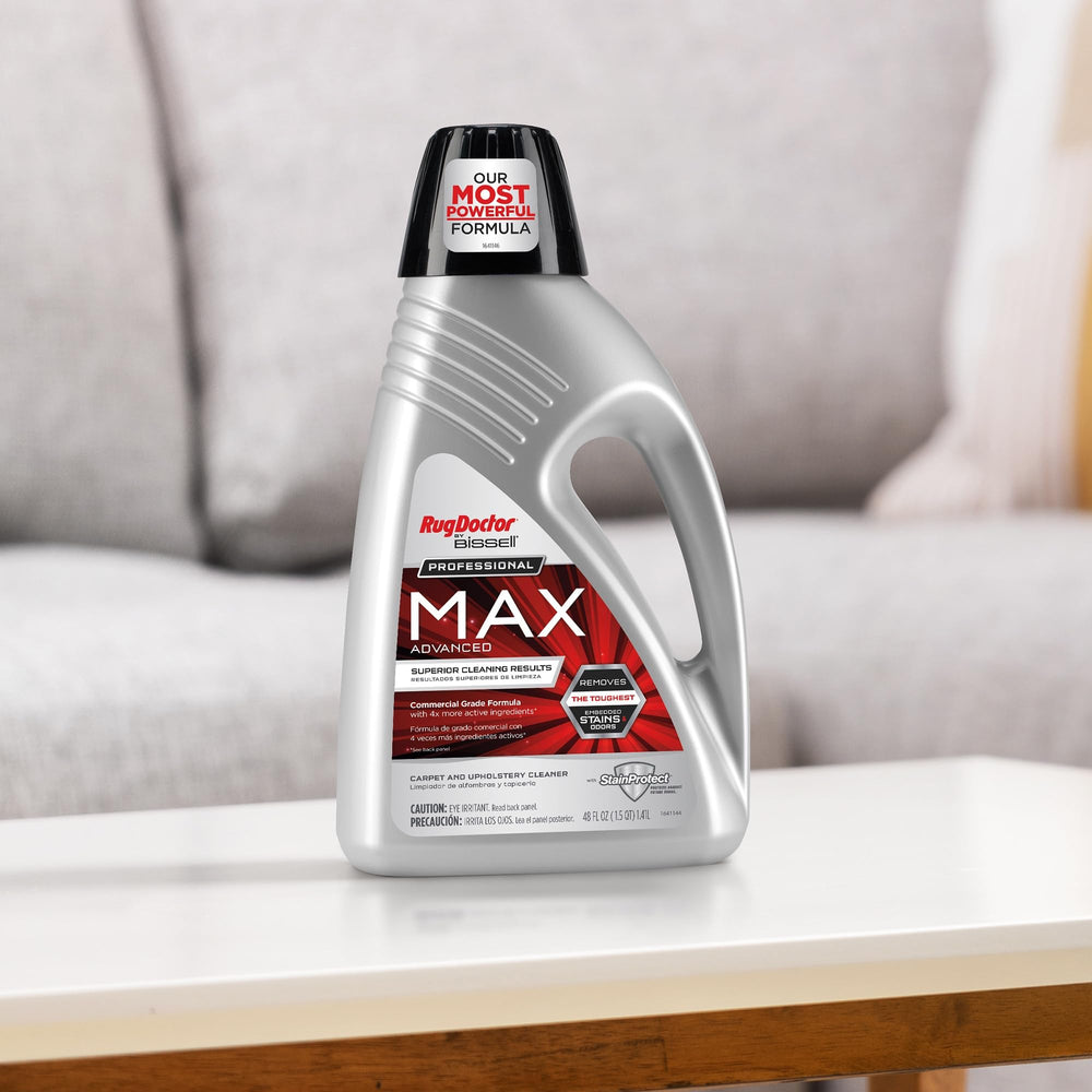 Rug Doctor by BISSELL Max cleaning on carpet demonstrates versatile use on soft surfaces