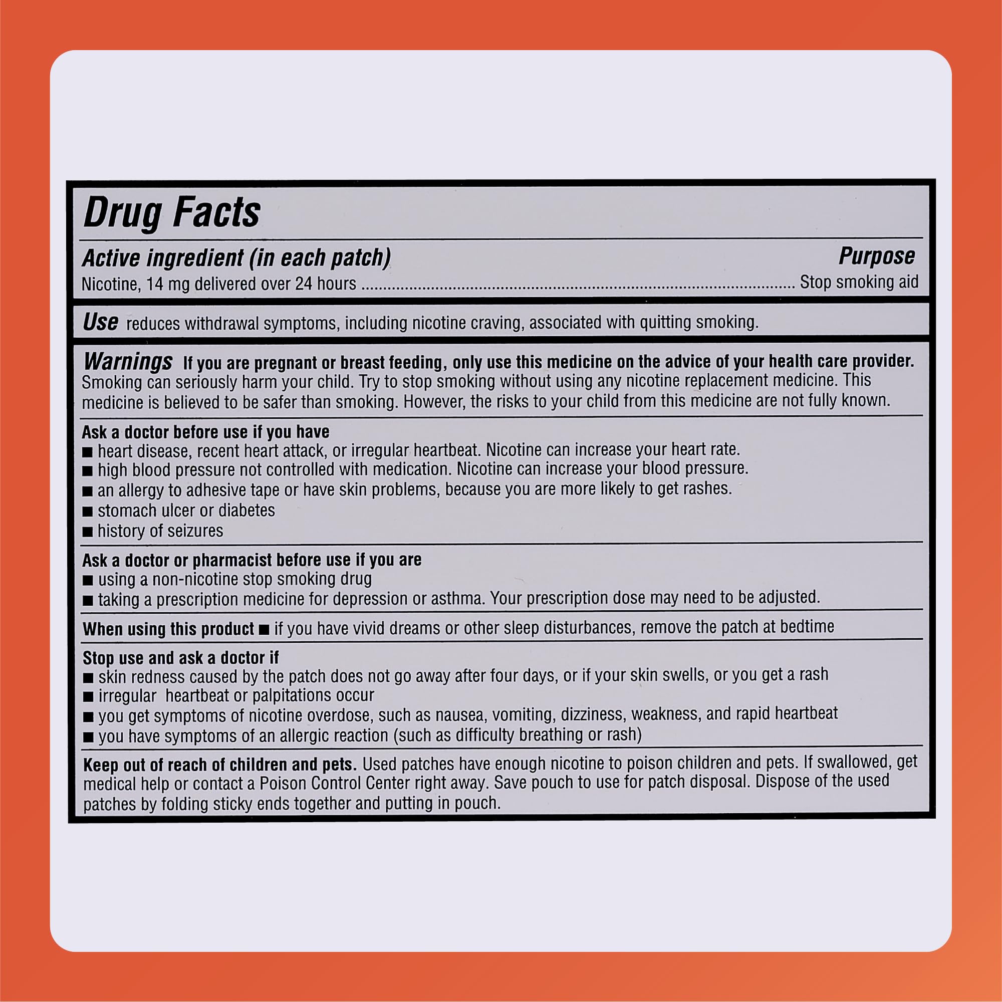 Rugby Clear patch illustration showing 24-hour nicotine delivery.