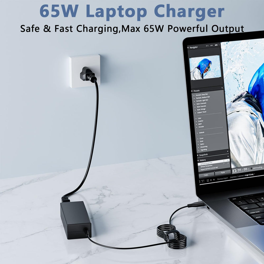 Ruilezyo charger label shows specs and safety information