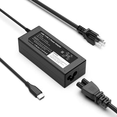 Ruilezyo universal 65W USB-C charger front view enables versatile laptop charging