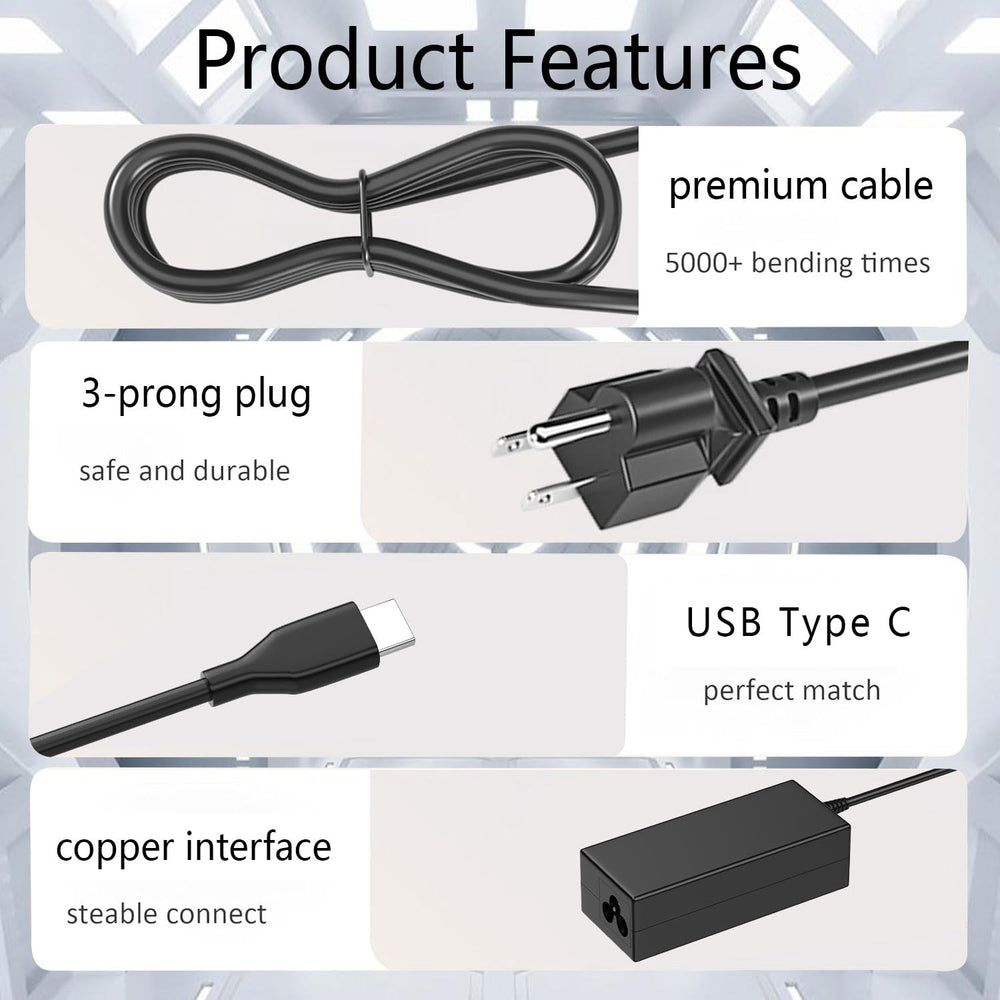 Ruilezyo charger side ports highlight USB-C PD for quick device charging