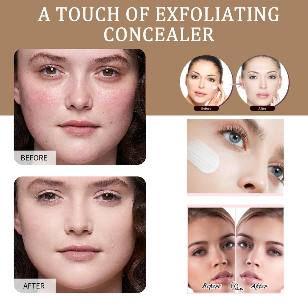 Rulinal Foundation breathable, oil-free coverage feels light on skin