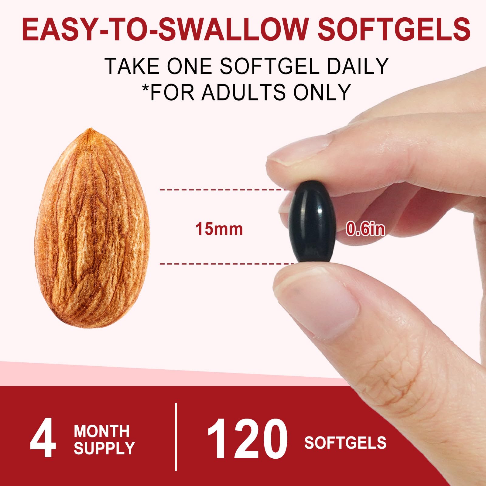 Rulviou astaxanthin sourced from algae for clean potency.