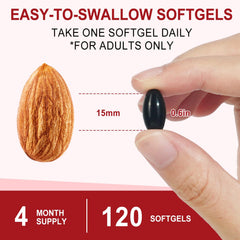 Rulviou astaxanthin sourced from algae for clean potency.