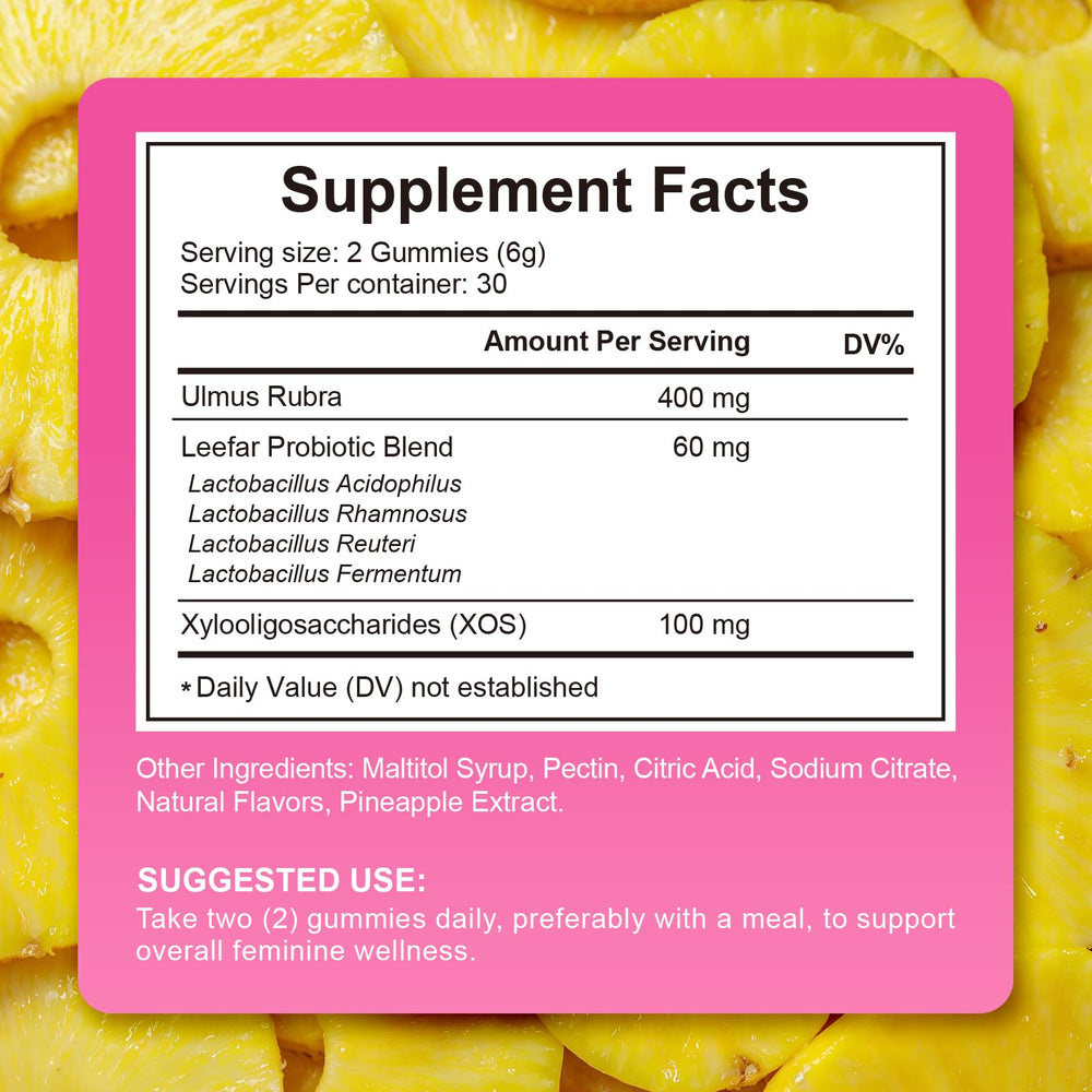 Rulviou two gummies daily serving shown for easy routine