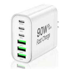 RUMIXI 90W GaN charger block, front view, compact high‑power charging