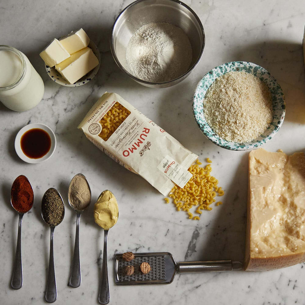 Rummo Elbows N.160 ingredients showing durum semolina quality for premium pasta.