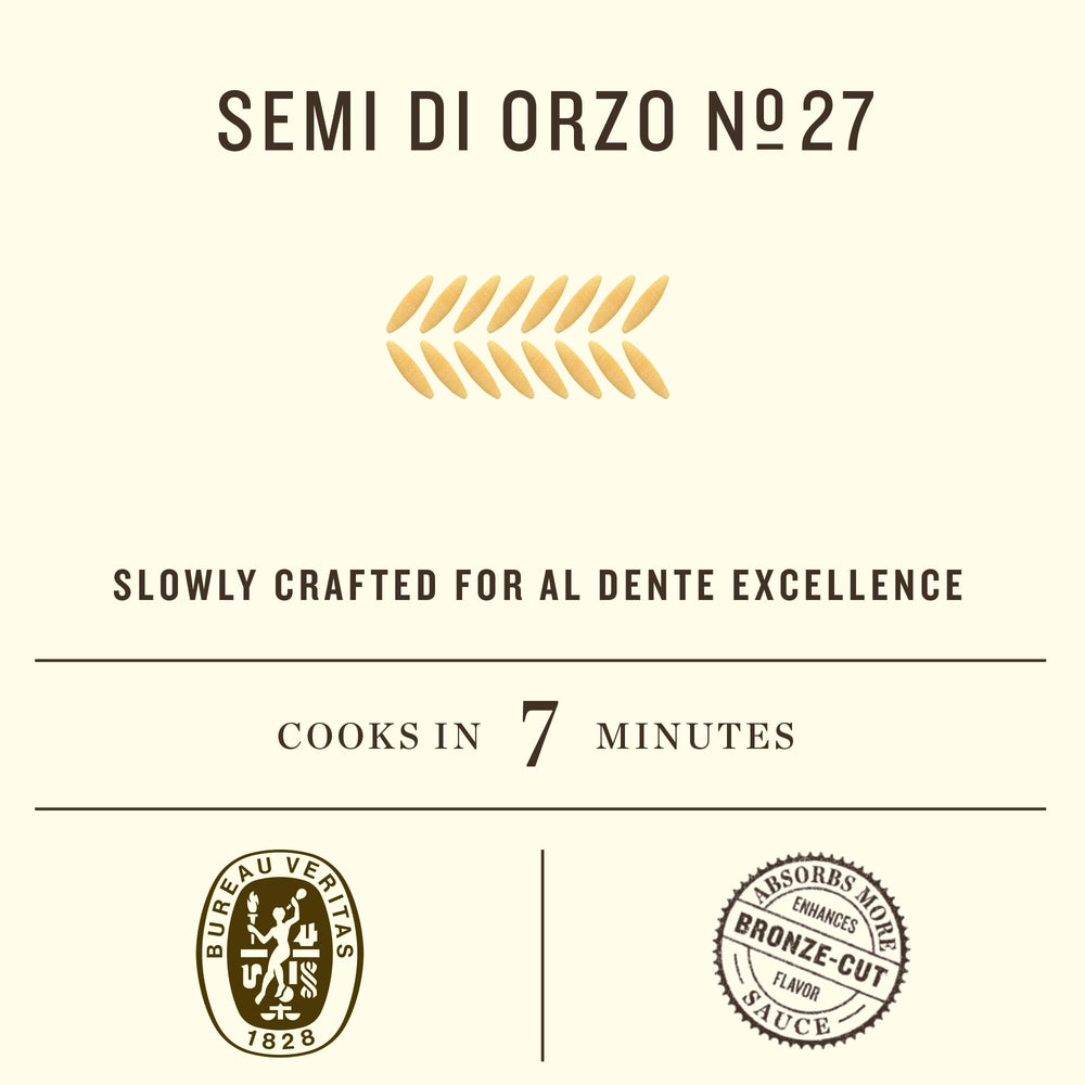 Rummo Semi Di Orzo N.27 package from Bevento shows authentic Italian craftsmanship