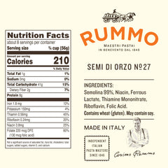 Rummo orzo boiling in water highlights quick seven-minute meal