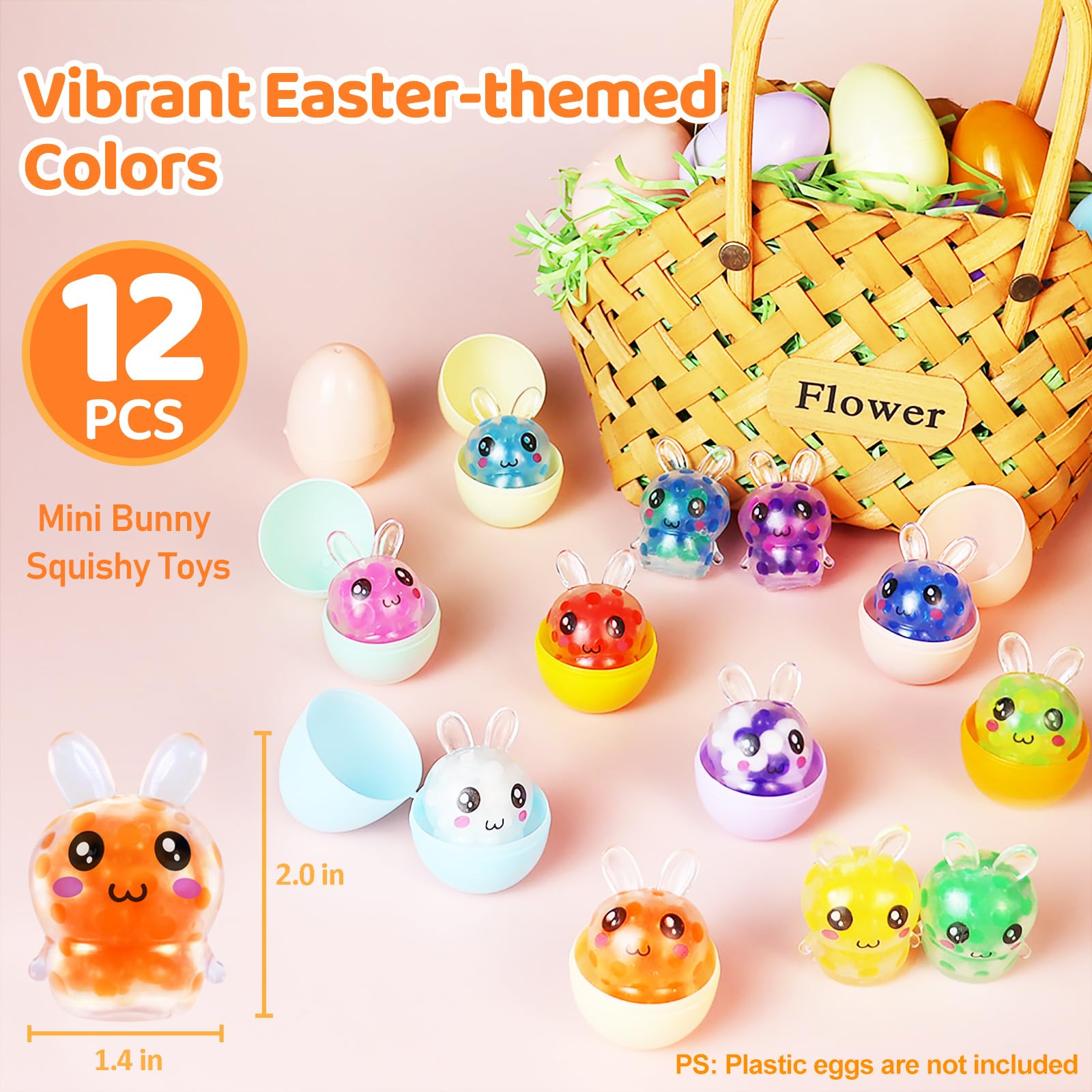 Runleo Easter bunny squishy as a cute basket stuffer.