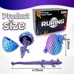 RURING dragon egg reveal shows a fully 3D dragon inside