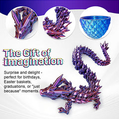 RURING dragon figure with movable joints for dynamic poses