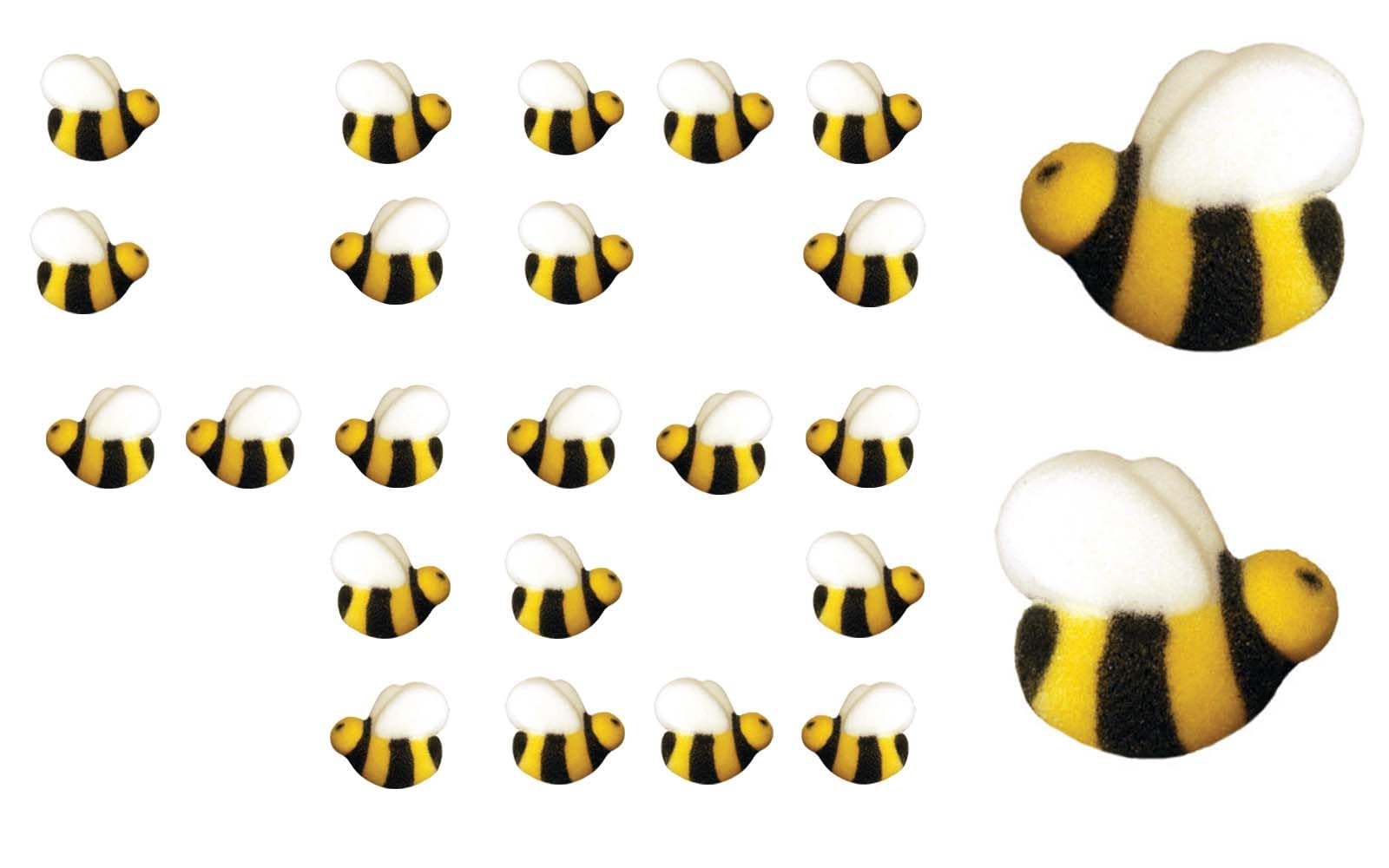 R.U.S. Candy bee cake decorations, 1 inch, playful detail for desserts