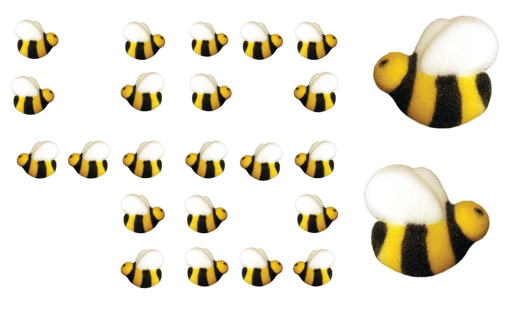 R.U.S. Candy bee cake decorations, 1 inch, playful detail for desserts